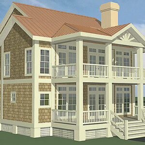 Porches Cottage - Standard Crawlspace Foundation