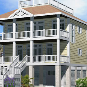 Porches Side Entrance Garage Observation Deck