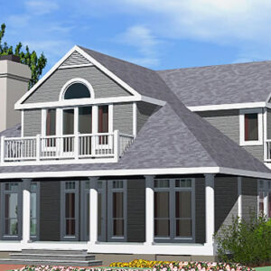Shingle Cottage Balcony Option